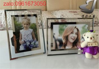 Khung hình pha lê A4 bằng pha lê cao cấp K9 đặt hàng theo yêu cầu