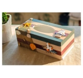 Hộp Khăn Giấy Phong Cách Biển. Mã 13. Kt 25*12*9.5 Cm. Số Lượng Từ 50C