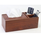 Hộp Khăn Giấy Gỗ Đa Năng Để Bàn Làm Từ Gỗ Gõ Đỏ Khắc Logo Theo Yêu Cầu. Hk 20
