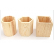 Ống Cắm Bút Gỗ Khắc Logo, Khắc Chữ Theo Yêu Cầu Khách Hàng. Mã : Cb 01