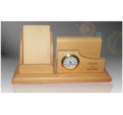 Đồng Hồ Để Bàn Có Khay Đa Năng Khắc Laser Logo Theo Yêu Cầu. Mã: Dhb 16