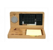 Mã Lg 22 - Lịch Gổ Để Bàn Làm Quà Tặng Khách Hàng In Logo Theo Yêu Cầu