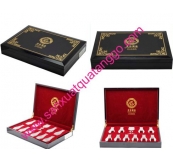 Hộp Gỗ Lót Nhung. Kt: 28 X 18 X 6 Cm. Hgc 11