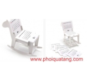 Lịch Bàn Bằng Gỗ Hình Ghế Làm Quà Tặng Văn Phòng. Mã: Lg 39