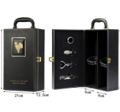 Hộp Rượu Bằng Da 2 Chai Sản Xuất Theo Yêu Cầu. Sl Từ 30H . Mã Hrd2 - 19