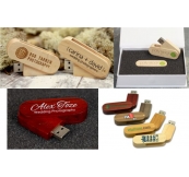 Khắc Logo Trên Usb Gỗ Làm Quà Tặng. Sl Từ: 30C. Mã: Ug 02