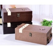 Hộp Rượu Vang Bằng Da Cao Cấp. Sl Từ 30H. Mã: Hrd2 - 21