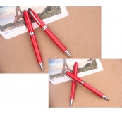 Bút Bi Vỏ Kim Loại Màu Đỏ Khắc Laser Logo Theo Yêu Cầu Bkl 14